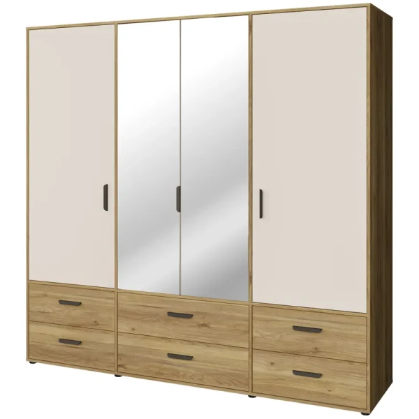 Šatní skříň Mokkaro MOKS846-M802 2D2LUD6SZ