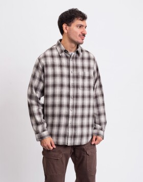 Gramicci Piled Flannel Shirt Slate M