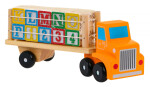 Mamido Dřevěné nákladní auto s kostkami