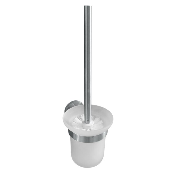 HOPA - WC štetka, miska sklo, 95×360×140 mm - Barva - Nerez KDBE104113015