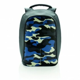 XD Design Bobby Compact camouflage modrá / Bezpečnostní batoh pro notebook / do 14" / 11 L (P705.655)