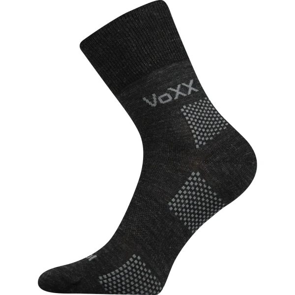 VOXX Ponožky slabé z merino ORIONIS s ionty stříbra TMAVĚ ŠEDÉ 39-42 108933