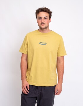 Tričko Patagonia M's '95 Oval Logo T-Shirt Lynx Tan