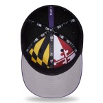 New Era Pánská kšiltovka Baltimore Ravens NFL 2026 Draft Pre-Curved 59FIFTY Fitted Velikost: 7 1/4