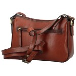 Luxusní dámská kožená crossbody kabelka Katana Arletta, hnědá