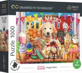 Trefl - Puzzle - UFT Cuteness Overload: Pejsi před cukrárnou