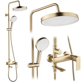 REA - Sprchový set Veneta Brush Gold REA-P3003
