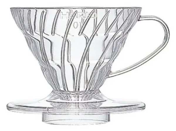 Hario V60-01 čirá / Dripper na filtrovanou kávu / plast / na 1 šálek (V60-01)
