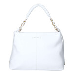 Luxusní dámská koženková kabelka do ruky MaxFly Bodi, bílá