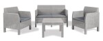 TOOMAX MATILDE 4 SEATER zahradní plastový set - šedá