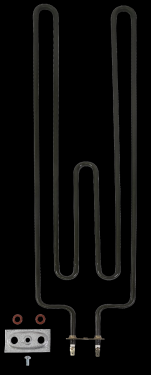 Topné těleso, spirála pro saunová kamna FU60 (E), 2000W/230V CZSE-256L