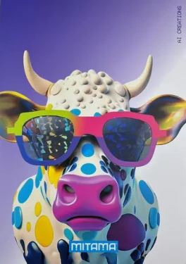 Mitama Animal kráva / Sešit / A4 / čtverečkovaný / 40+2 listů (62732-90100)