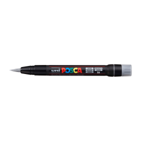 Uni POSCA PCF-350 štětcový hrot stříbrná