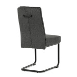 Jídelní židle, šedá, látka, DCL-P3107 GREY2