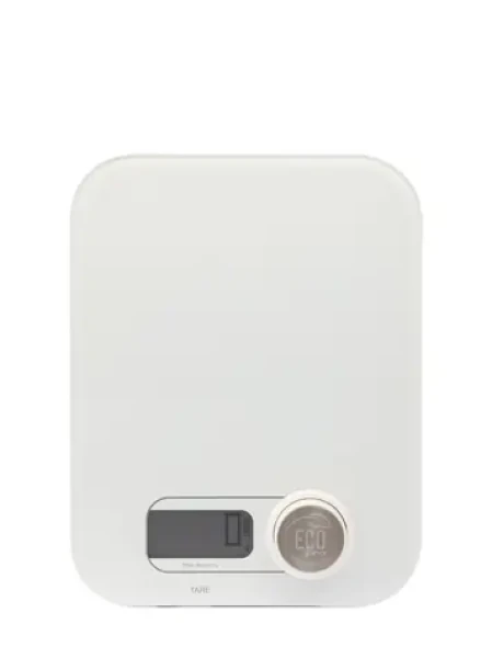 Weis ECO PRO bílá / Kuchyňská váha / max. 5 kg / LCD displej / funkce Tara / bez použití baterií (4010411105313)