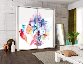 FRONTI Šatní skříň PENELOPA 205 Paříž 7016