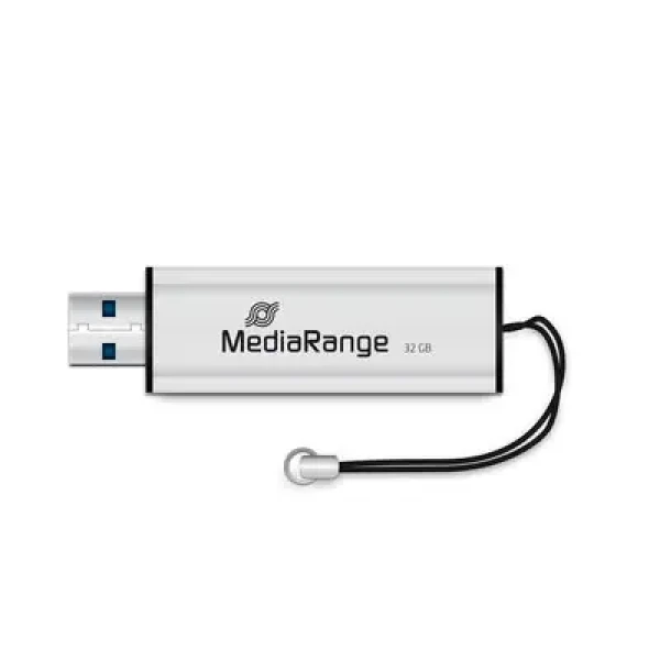 MediaRange MR916 32GB stříbrná / Flash Disk / USB 3.0 (MR916)