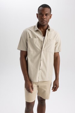 DEFACTO Relax Fit Cotton Short Sleeve Shirt