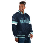 Starter Pánská bunda Seattle Kraken NHL Home Game Varsity Satin Jacket Velikost: M