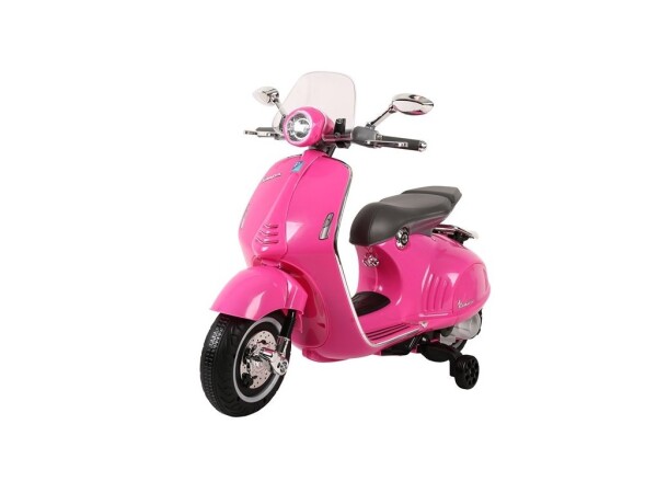 Mamido Dětský elektrický skútr Vespa GTS růžový