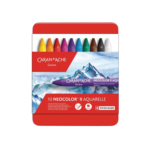 Caran d'Ache Neocolor II Aquarelle sada 10 barev