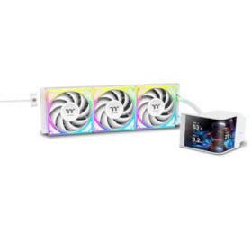 THERMALTAKE Vodní chladič MAGCurve 360 Ultra Snow Edition, 3x120mm ARGB, bílá EDF_964064