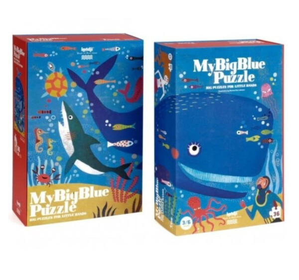 LONDJI Puzzle Modrá kamarádka - 36 pcs