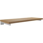 CERANO Deska pod umyvadlo Navira Pro + 2 skryté konzole - dub medový - 70x46x3,6 cm