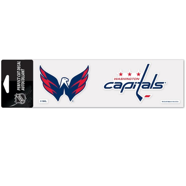 Wincraft Samolepka Washington Capitals NHL Logo Text Decal% 1 ks