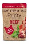 Fitmin cat Purity hovězí se srdíčky kapsa 100g