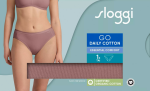 Dámské kalhotky GO Daily Cotton Tai - Sloggi černá (0004) 00XL