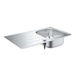 GROHE - Dřezy Set dřezu K200 a baterie BauEdge, kartáčovaná nerez/chrom 31562SD1