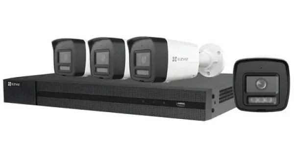 EZVIZ X5K PoE KIT / Kamerový set / 8 Mpix / 8kanálový NVR / 4x IP kamera H3K / PoE / 2TB HDD (CS-BN4884)