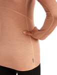 ICEBREAKER Wmns Mer 200 Realfleece Descender LS Half Z, Desert Sand (vzorek) velikost: S