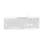 Cherry STREAM bílá / Klávesnice / Drátová / USB / US layout / 104 kláves (JK-8500EU-0)