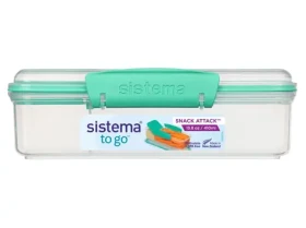 Sistema TO GO Krabička na svačinu s oddělenou přihrádkou 410 ml mátová (9414202214799)