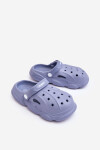 Dětské pěnové pantofle Crocs Modre Cloudy