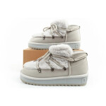 D.Franklin snow boots dámské zimní módní kožešina zateplené šedé dámské 38