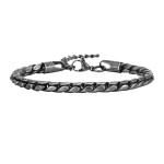 Pánský ocelový náramek Caleb Vintage, Vintage 18 cm + 5 cm (prodloužení)