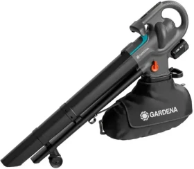 Gardena PowerJetCollect 18V P4A Set šedá/černá / Aku vysavač-foukač listí / 350 km/h / 1x aku 4 Ah / nabíječka (14895-20)