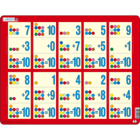Puzzle Sčítání do 10 II.10 dílků