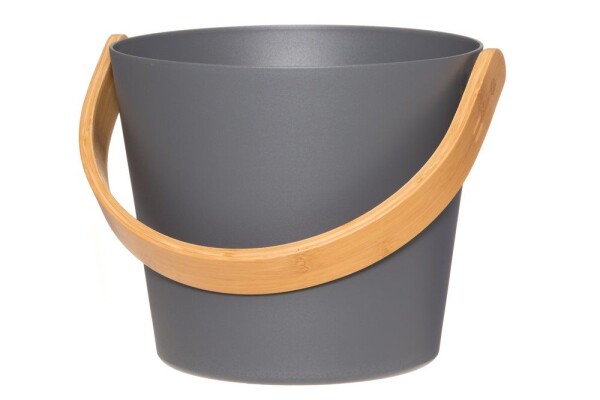 RENTO Saunové vědro hliníkové - šedé