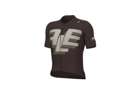 Alé PR-E Sauvage pánský cyklistický dres krátký rukáv Brown vel.