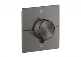 AXOR - ShowerSelect ID Termostatická baterie pod omítku, pro 2 spotřebiče, kartáčovaný černý chrom 36752340