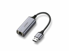 UGREEN Adaptér USB-A 3.0 (M) - RJ45 (F) šedá / 10/100/1000 / rychlost až 5Gbs (6957303859221)