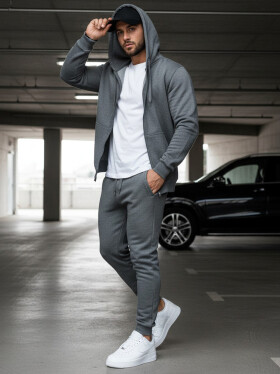 Pánské antracitové tepláky FashionStreet UX2396 XL