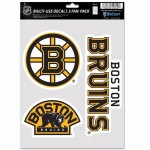 Samolepka Boston Bruins NHL Multi-Use Set (3 ks)% 1 ks