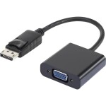 Renkforce RF-3301134 DVI / VGA adaptér [1x DVI zástrčka 24+1pólová - 1x VGA zásuvka] černá s feritovým jádrem, pozlacené