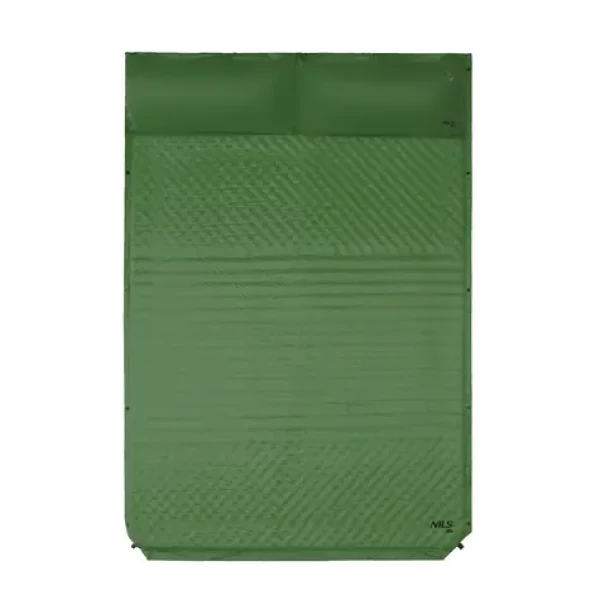 NILS Camp NC4060 Samonafukovací dvouosobová karimatka zelená (5908261688737)