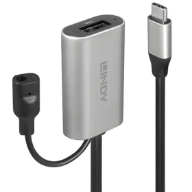 Lindy USB-C - USB-A aktivní prodlužka 5m černá / Kabel / USB 3.2 Gen 1 / 5 Gbit/s (43270)